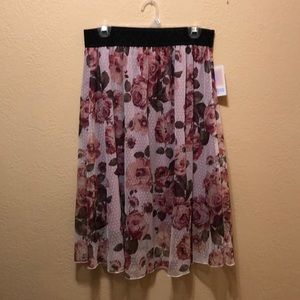 Lularoe Lola Skirt floral